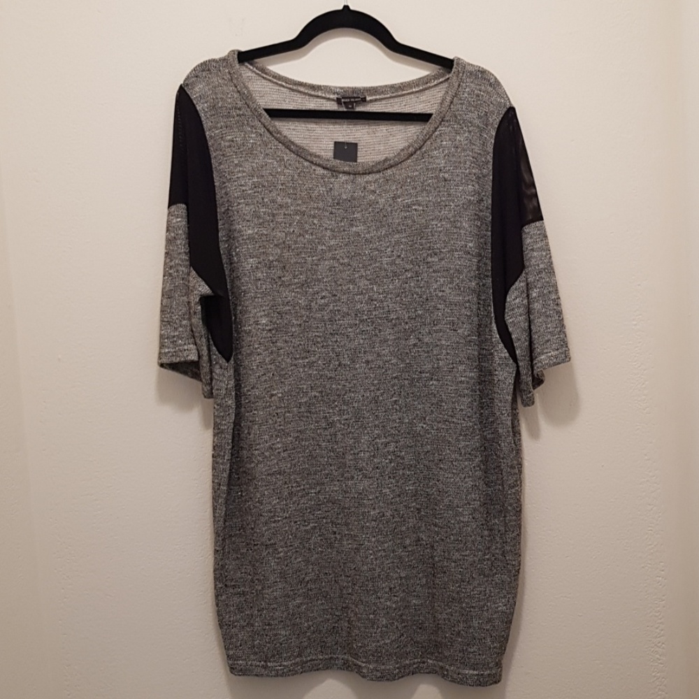 NWT River Island Shift Dress with Mesh Inserts